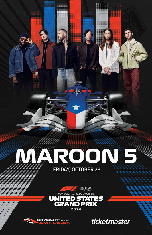 Maroon 5 to play United States Grand Prix in Austin