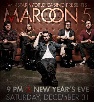 New Year's Eve Show, Thackerville, OK: Pre-sale begins Oct. 25