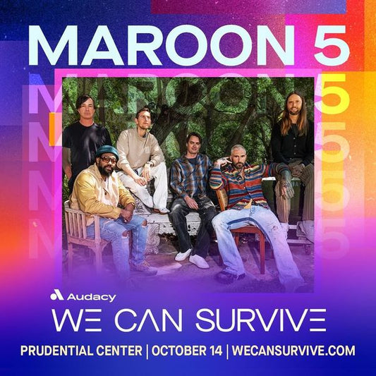 Maroon 5 Playing Audacy We Can Survive in NJ