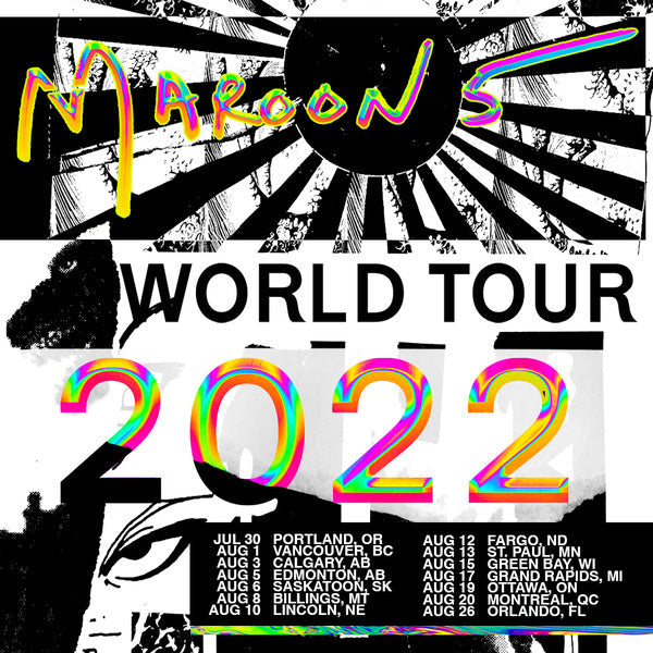 MAROON 5 ANNOUNCE 2022 NORTH AMERICAN TOUR