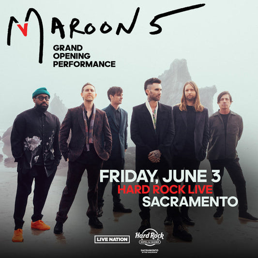 1st 2022 North American Maroon 5 Show - Sacramento, CA