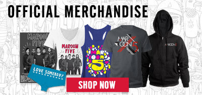 New Maroon 5 merchandise - now available online