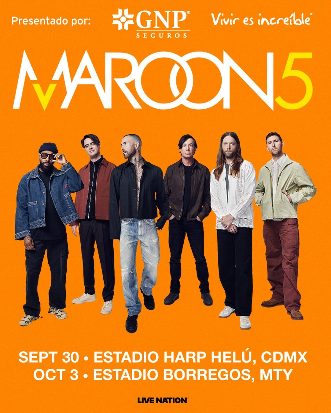 TOUR – Maroon 5 S.I.N. Club